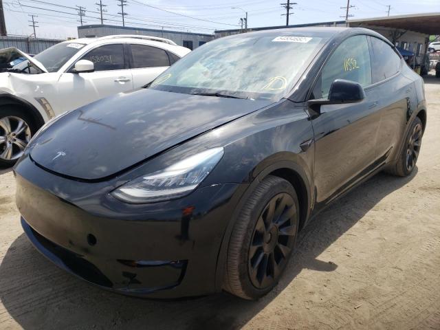Photo 2 from auction – 2021 TESLA MODEL Y with VIN 5YJYGDEEXMF183103