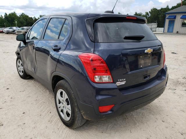 Photo 3 from auction – 2018 CHEVROLET TRAX LS with VIN 3GNCJKSB4JL195942