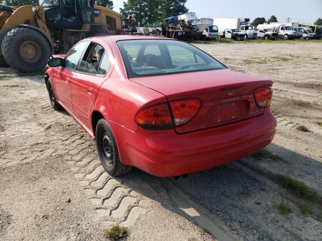 Photo 3 from auction – 2002 OLDSMOBILE ALERO GL with VIN 1G3NL52F72C249683