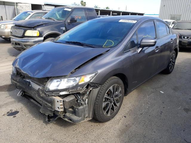 Photo 2 from auction – 2014 HONDA CIVIC EX with VIN 19XFB2F88EE245186