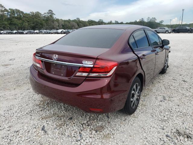Photo 4 from auction – 2014 HONDA CIVIC LX with VIN 19XFB2F57EE008808