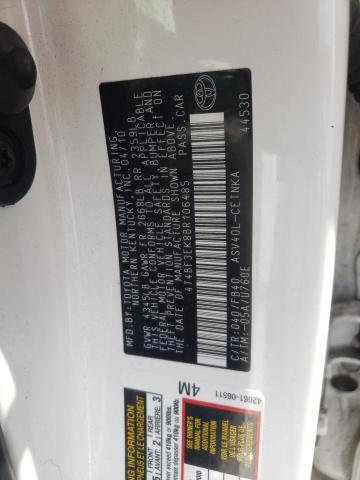 Photo 10 from auction – 2011 TOYOTA CAMRY BASE with VIN 4T4BF3EK8BR106485