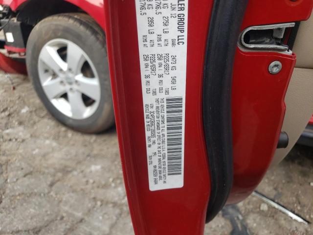 Photo 10 from auction – 2012 DODGE JOURNEY SX with VIN 3C4PDCBG6CT393265
