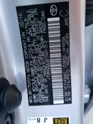 Photo 10 from auction – 2015 TOYOTA PRIUS with VIN JTDKN3DU6F0441312