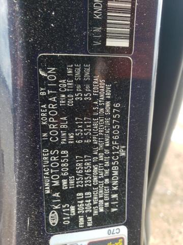 Photo 10 from auction – 2015 KIA SEDONA LX with VIN KNDMB5C12F6057576