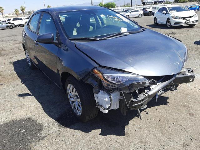 TOYOTA COROLLA L 2018 with VIN 5YFBURHE7JP843377 - Photo from auction