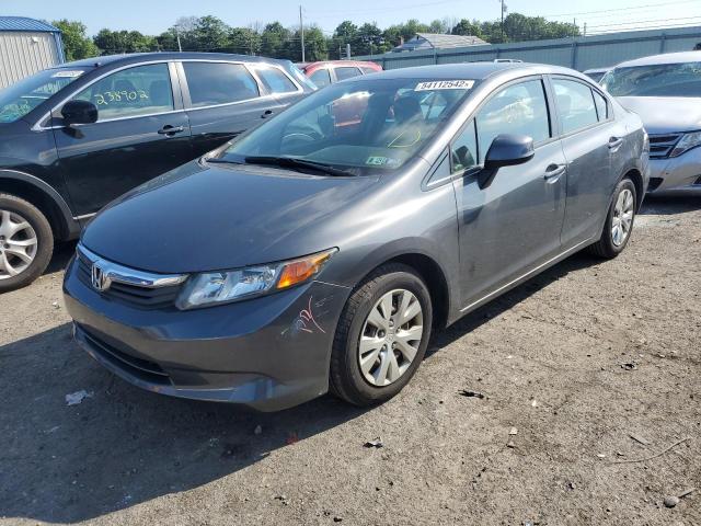 Photo 2 from auction – 2012 HONDA CIVIC LX with VIN 19XFB2F51CE315470