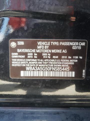Photo 10 from auction – 2015 BMW 328 I with VIN WBA3A5G50FNS85445