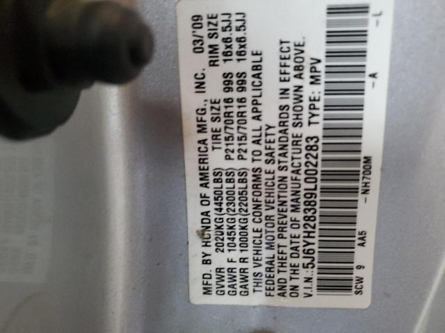 Photo 10 from auction – 2009 HONDA ELEMENT LX with VIN 5J6YH28389L002283