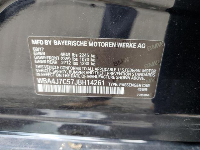 Photo 10 from auction – 2018 BMW 440XI GRAN with VIN WBA4J7C57JBH14261