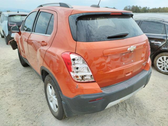 Photo 3 from auction – 2015 CHEVROLET TRAX 1LT with VIN KL7CJRSB2FB231439