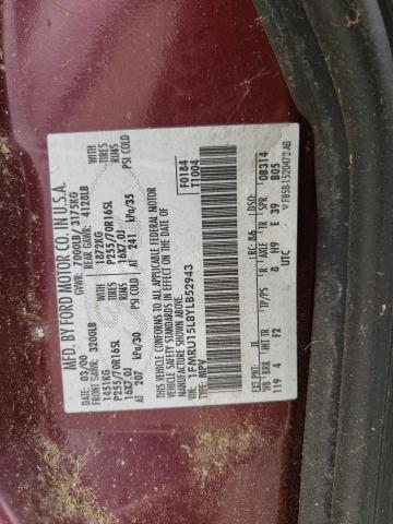 Photo 10 from auction – 2000 FORD EXPEDITION with VIN 1FMRU15L8YLB52943