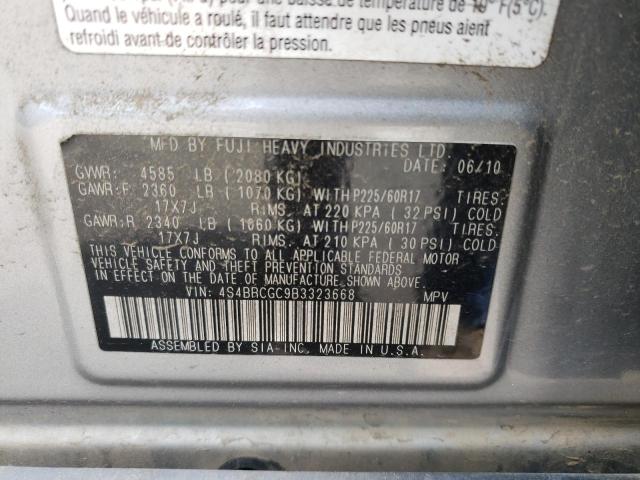 Photo 10 from auction – 2011 SUBARU OUTBACK 2. with VIN 4S4BRCGC9B3323668