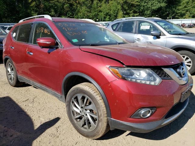 NISSAN ROGUE S 2015 with VIN 5N1AT2MV4FC827354 - Photo from auction
