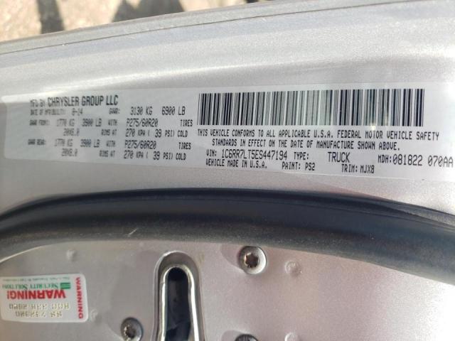 Photo 10 from auction – 2014 RAM 1500 SLT with VIN 1C6RR7LT5ES447194