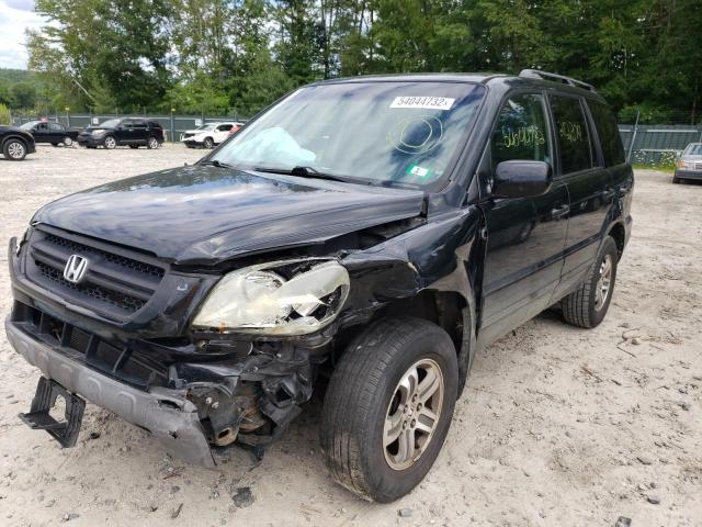 Photo 2 from auction – 2003 HONDA PILOT EXL with VIN 2HKYF18583H507596