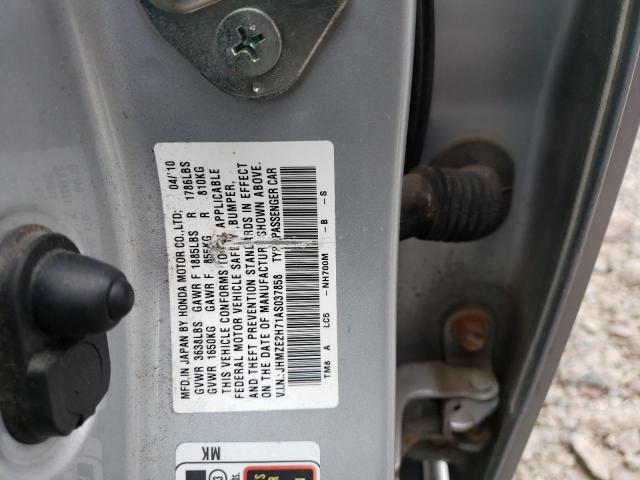 Photo 10 from auction – 2010 HONDA INSIGHT EX with VIN JHMZE2H71AS037858