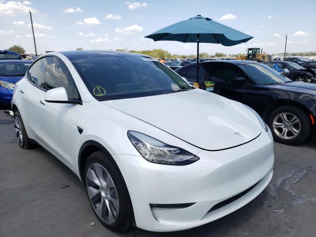 TESLA MODEL Y 2022 with VIN 7SAYGDEE7NF371792 - Photo from auction