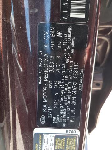 Photo 10 from auction – 2017 KIA FORTE LX with VIN 3KPFK4A7XHE098187