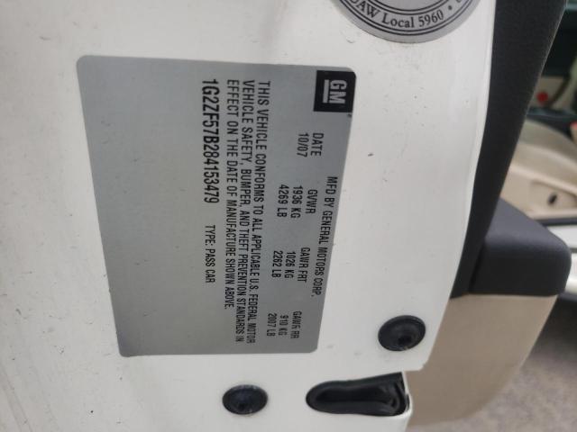 Photo 10 from auction – 2008 PONTIAC G6 VALUE L with VIN 1G2ZF57B284153479