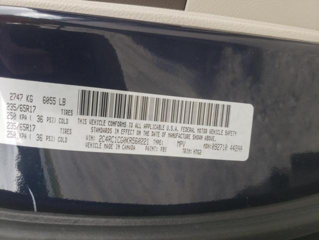 Photo 10 from auction – 2019 CHRYSLER PACIFICA L with VIN 2C4RC1CG0KR560221