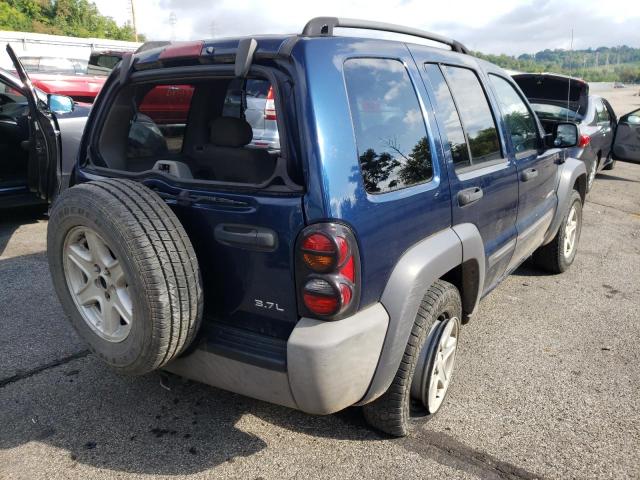 Photo 4 from auction – 2004 JEEP LIBERTY SP with VIN 1J4GL48K84W296143