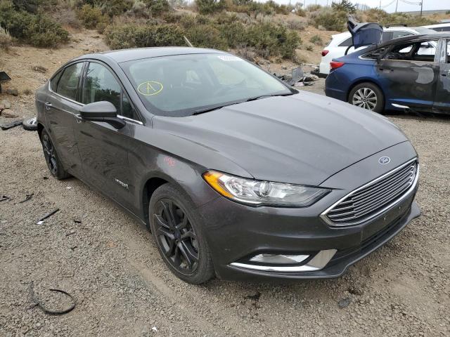 FORD FUSION SE 2018 with VIN 3FA6P0LU7JR249133 - Photo from auction