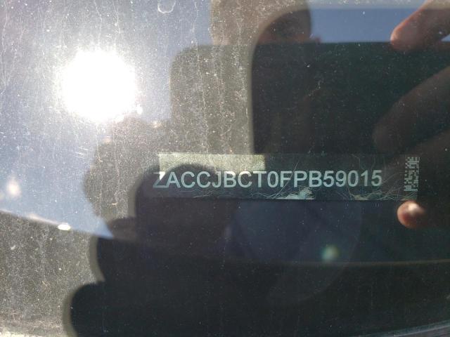 Photo 10 from auction – 2015 JEEP RENEGADE T with VIN ZACCJBCT0FPB59015