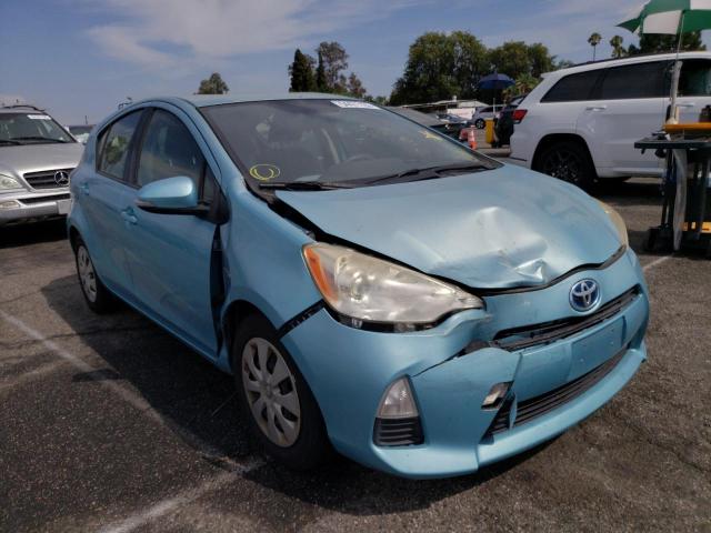 TOYOTA PRIUS C 2012 with VIN JTDKDTB34C1007148 - Photo from auction