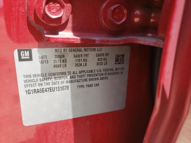 صورة رقم 10 من المزاد - 2014 CHEVROLET VOLT مع VIN 1G1RA6E47EU131678