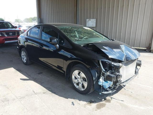 HONDA CIVIC LX 2013 with VIN 19XFB2F59DE000515 - Photo from auction