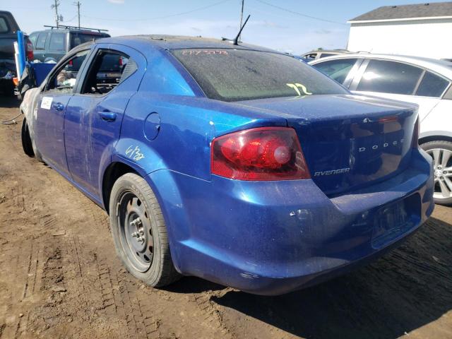 Photo 3 from auction – 2013 DODGE AVENGER SE with VIN 1C3CDZAB6DN771193