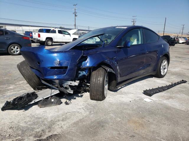 Photo 2 from auction – 2021 TESLA MODEL Y with VIN 5YJYGDEE2MF273989