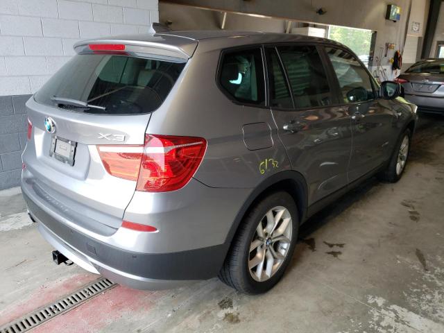 Photo 4 from auction – 2014 BMW X3 XDRIVE3 with VIN 5UXWX7C50E0E79003