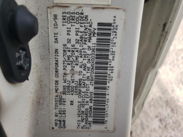 Photo 10 from auction – 1999 LEXUS LX 470 with VIN JT6HT00W5X0033611