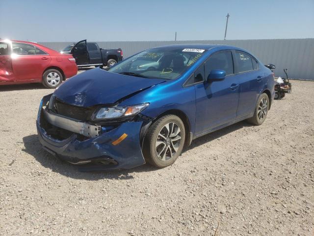Photo 2 from auction – 2013 HONDA CIVIC EXL with VIN 19XFB2F97DE027215