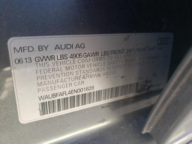 Photo 10 from auction – 2014 AUDI A4 PREMIUM with VIN WAUBFAFL4EN001626