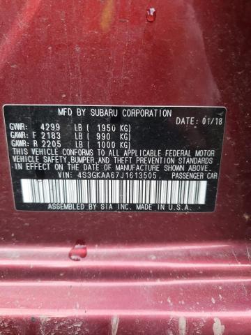 Photo 10 from auction – 2018 SUBARU IMPREZA with VIN 4S3GKAA67J1613505