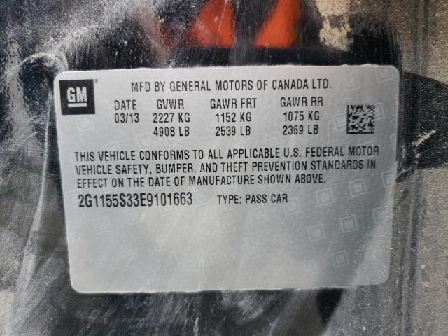 Photo 10 from auction – 2014 CHEVROLET IMPALA LTZ with VIN 2G1155S33E9101663
