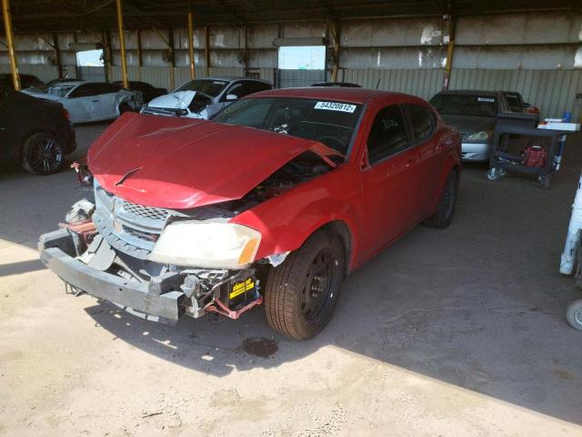 Photo 2 from auction – 2014 DODGE AVENGER SE with VIN 1C3CDZAB2EN130043