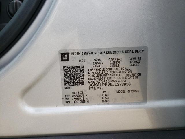 Photo 10 from auction – 2018 GMC TERRAIN SL with VIN 3GKALPEV9JL373958