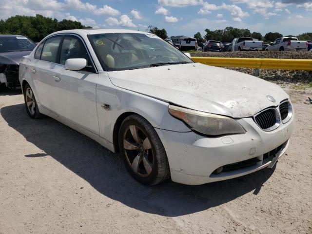 BMW 525 I 2007 with VIN WBANE53567CY08161 - Photo from auction