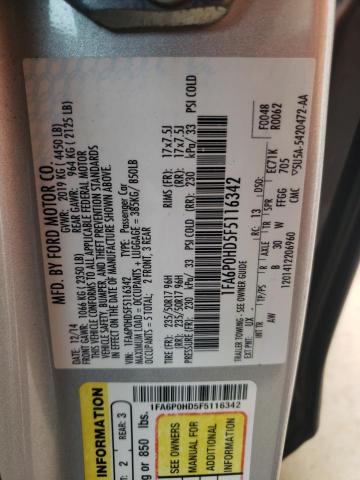 Photo 10 from auction – 2015 FORD FUSION SE with VIN 1FA6P0HD5F5116342