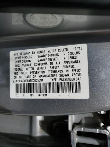 Photo 10 from auction – 2014 ACURA TSX SE with VIN JH4CU2F85EC005094