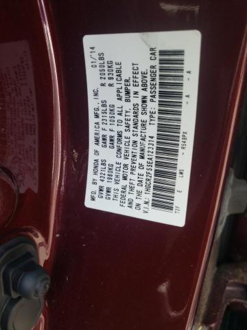 Photo 10 from auction – 2014 HONDA ACCORD with VIN 1HGCR2F55EA123314