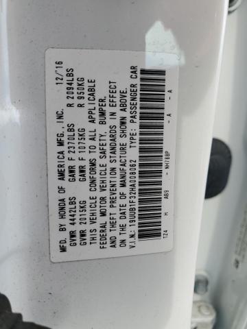 Photo 10 from auction – 2017 ACURA TLX with VIN 19UUB1F32HA008062