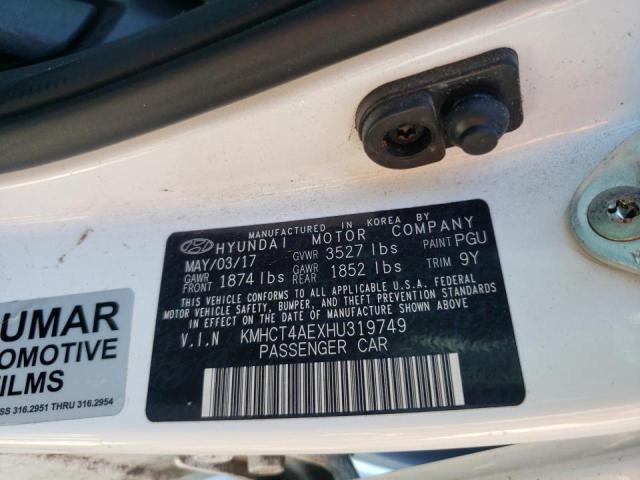 Photo 10 from auction – 2017 HYUNDAI ACCENT SE with VIN KMHCT4AEXHU319749
