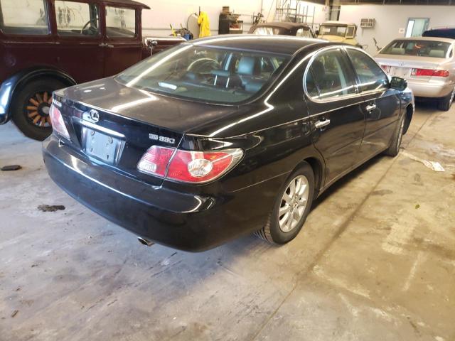 Photo 4 from auction – 2004 LEXUS ES 330 with VIN JTHBA30GX45019876