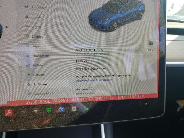 Photo 8 from auction – 2020 TESLA MODEL 3 with VIN 5YJ3E1EA0LF740658