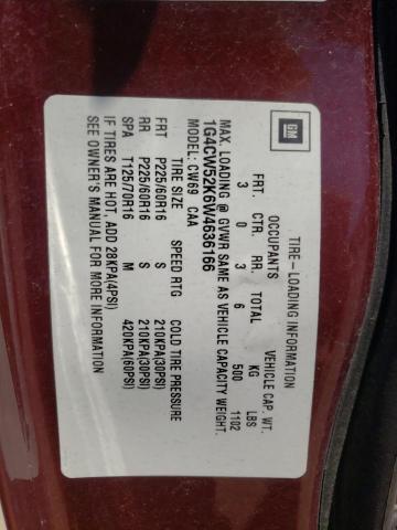 Photo 10 from auction – 1998 BUICK PARK AVENU with VIN 1G4CW52K6W4636166